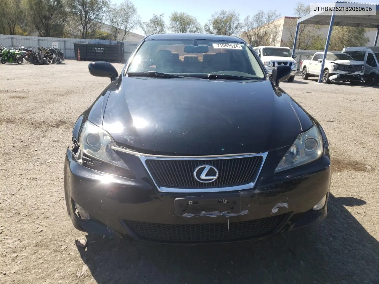 2008 Lexus Is 250 VIN: JTHBK262182060696 Lot: 71069524