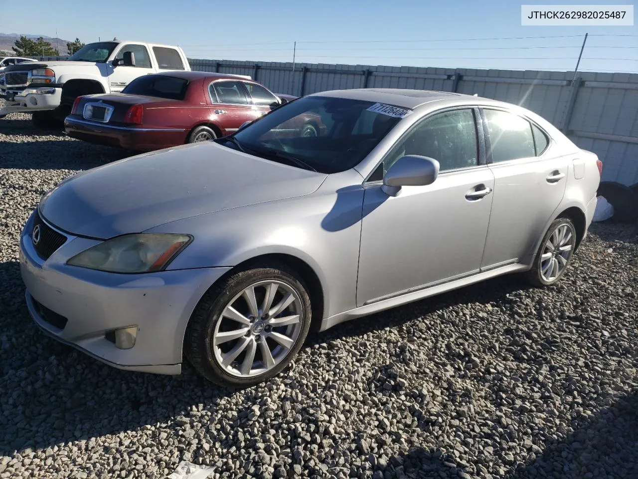 2008 Lexus Is 250 VIN: JTHCK262982025487 Lot: 71126404