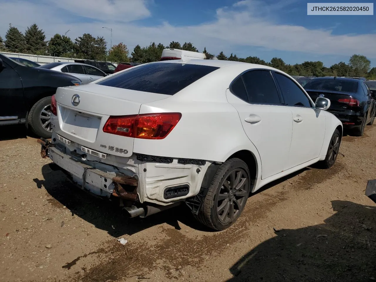 2008 Lexus Is 250 VIN: JTHCK262582020450 Lot: 71427334