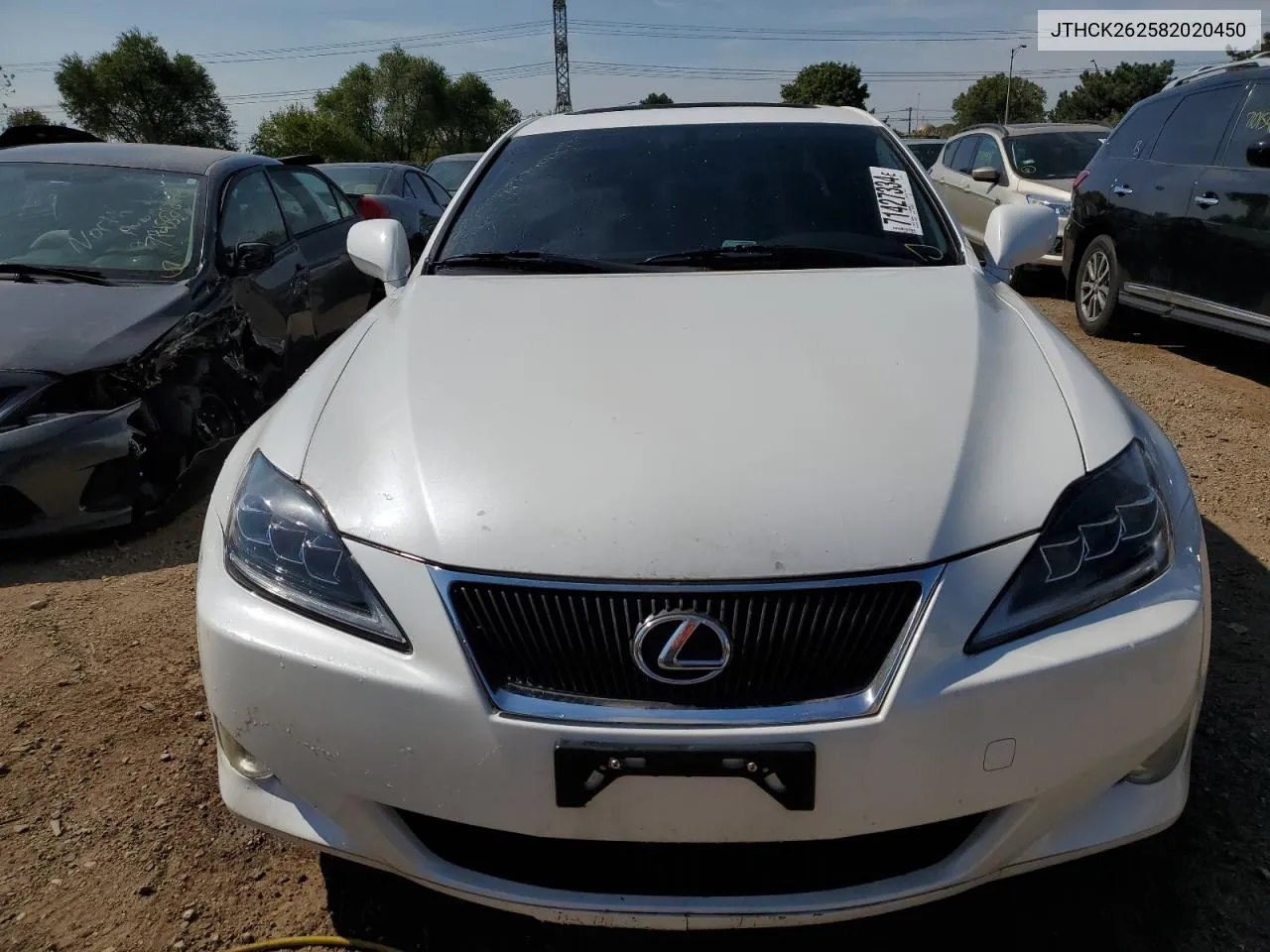 2008 Lexus Is 250 VIN: JTHCK262582020450 Lot: 71427334