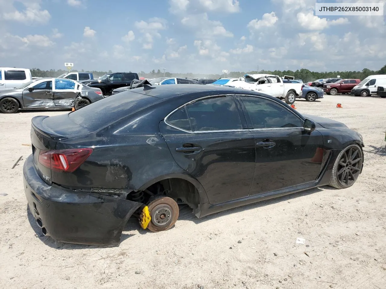 2008 Lexus Is-F VIN: JTHBP262X85003140 Lot: 72073064