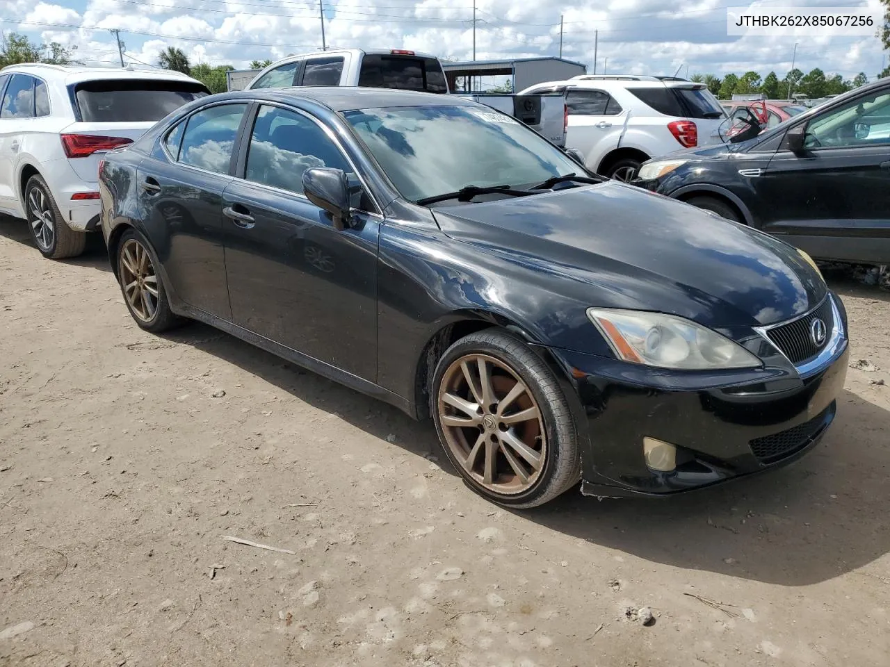 2008 Lexus Is 250 VIN: JTHBK262X85067256 Lot: 74874214