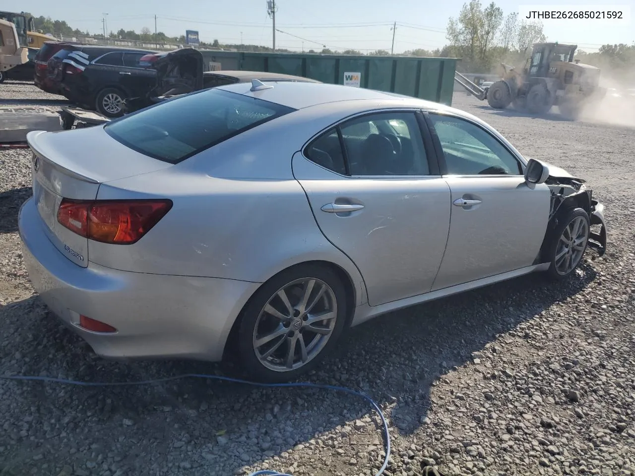 2008 Lexus Is 350 VIN: JTHBE262685021592 Lot: 75186294