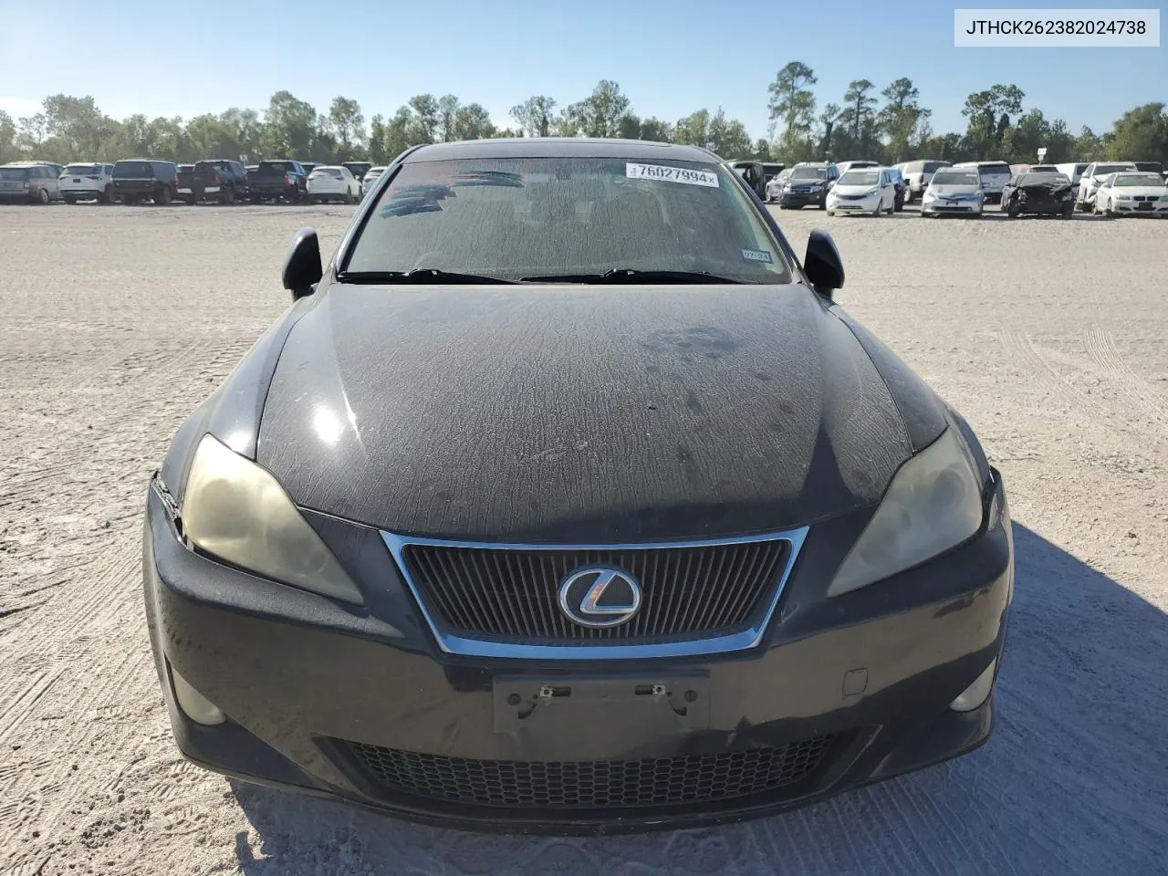 2008 Lexus Is 250 VIN: JTHCK262382024738 Lot: 76027994