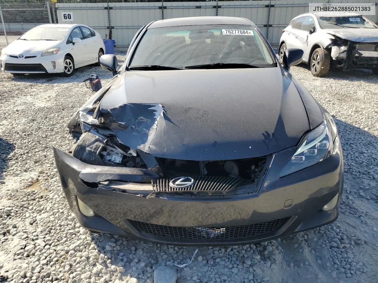 2008 Lexus Is 350 VIN: JTHBE262885021383 Lot: 76277684