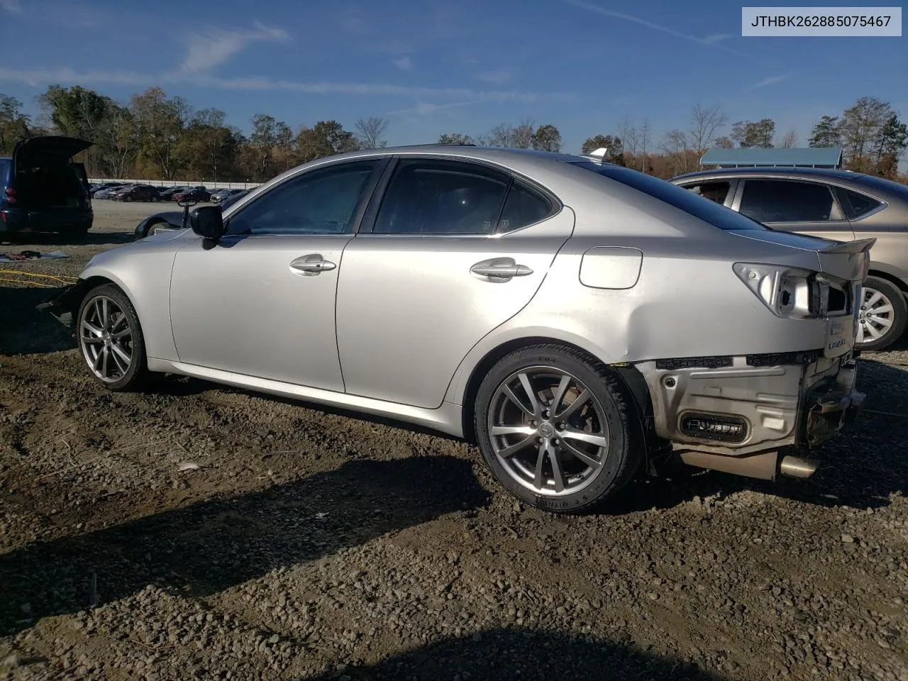 2008 Lexus Is 250 VIN: JTHBK262885075467 Lot: 76431983