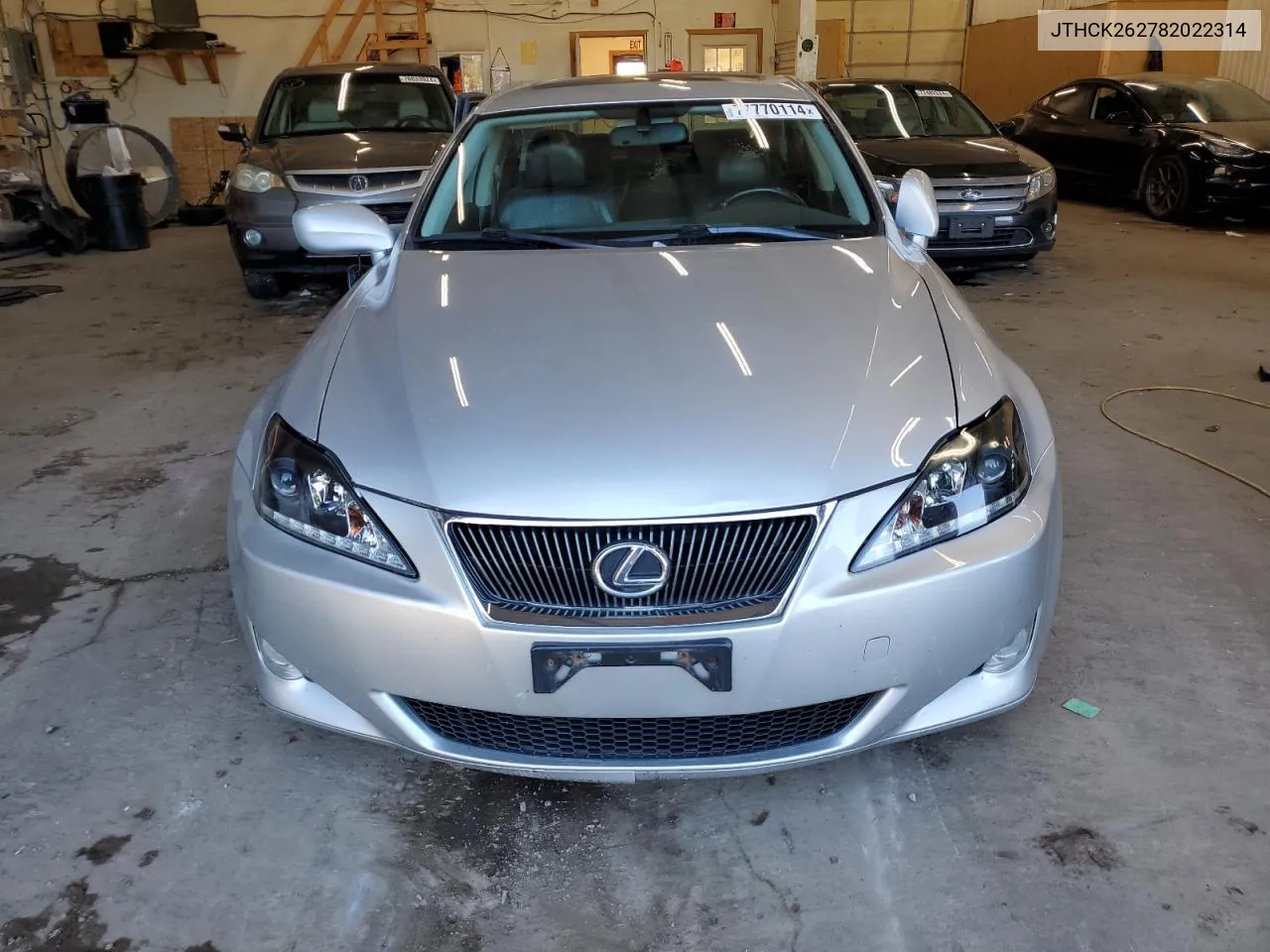 2008 Lexus Is 250 VIN: JTHCK262782022314 Lot: 77770114