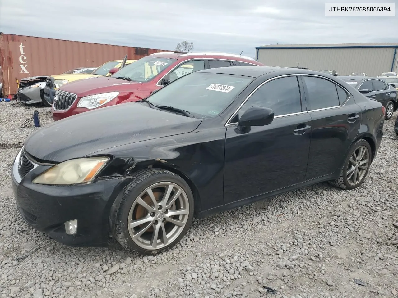 2008 Lexus Is 250 VIN: JTHBK262685066394 Lot: 78072824