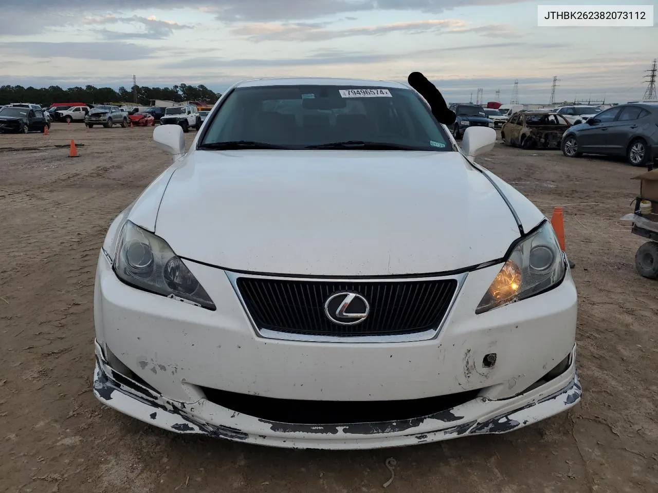 2008 Lexus Is 250 VIN: JTHBK262382073112 Lot: 79496574