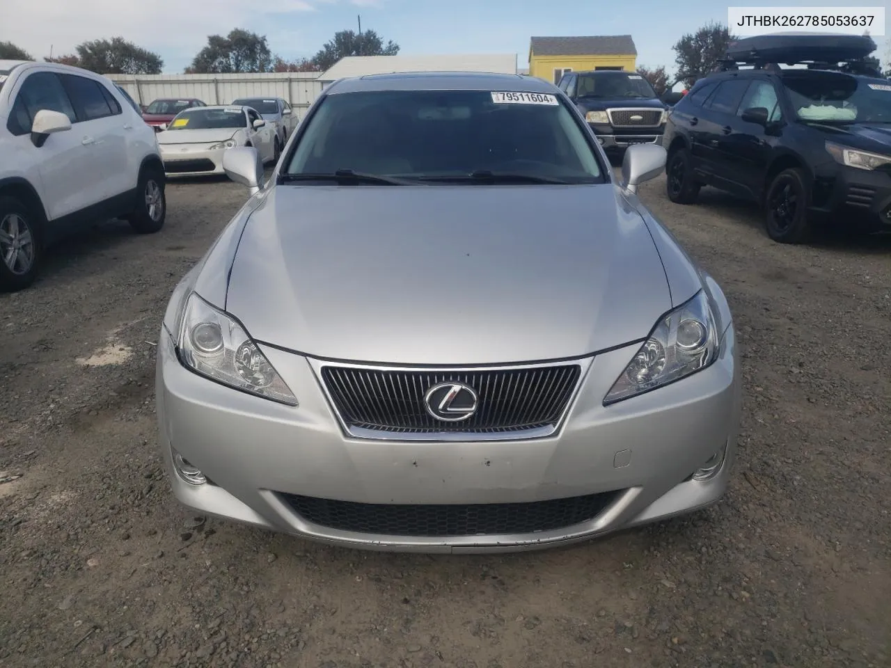 2008 Lexus Is 250 VIN: JTHBK262785053637 Lot: 79511604