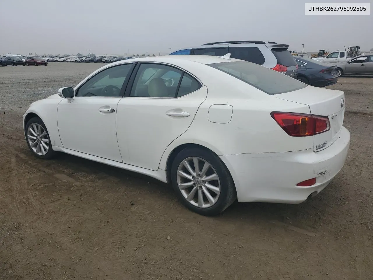 2009 Lexus Is 250 VIN: JTHBK262795092505 Lot: 58130224