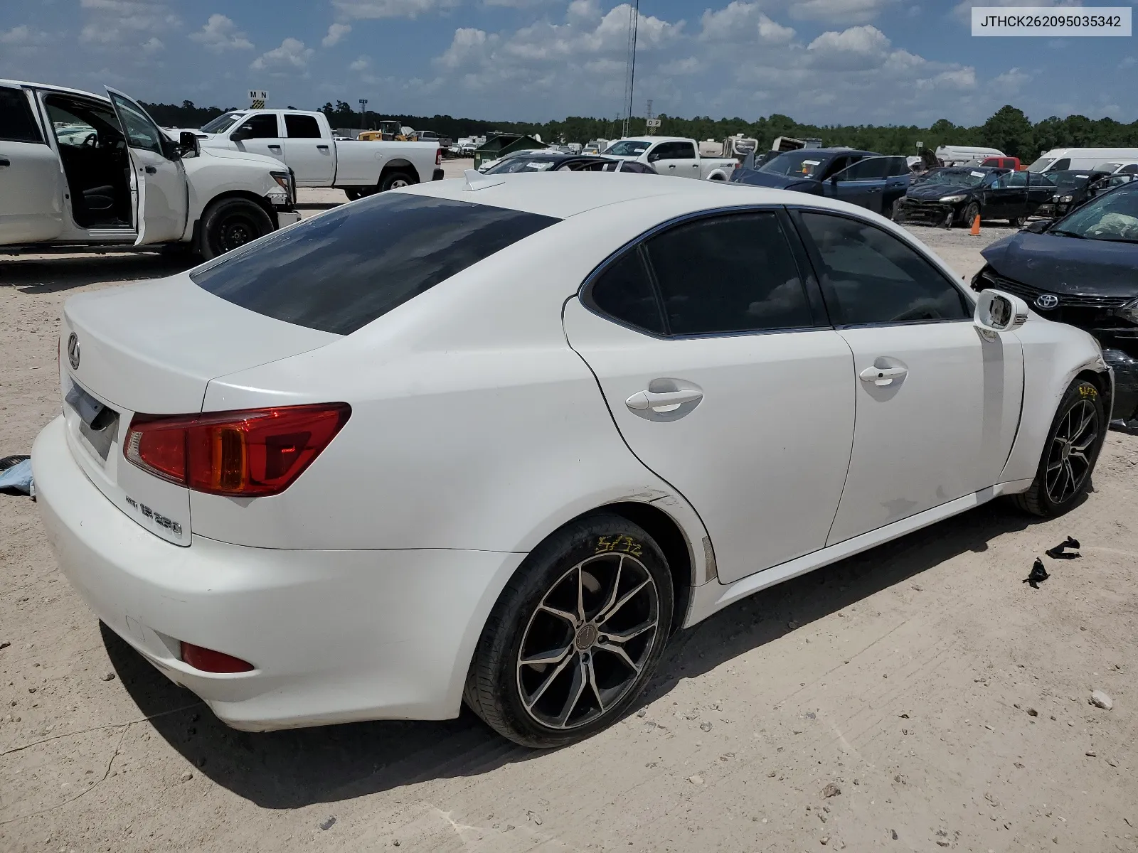 2009 Lexus Is 250 VIN: JTHCK262095035342 Lot: 62215064