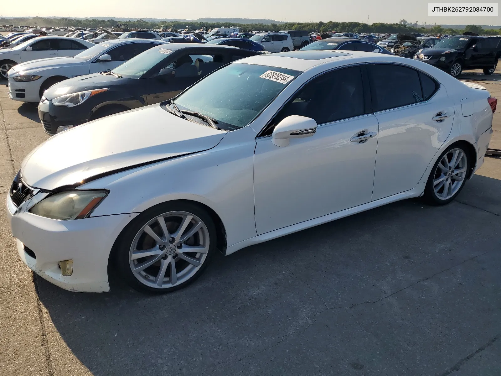 2009 Lexus Is 250 VIN: JTHBK262792084700 Lot: 62828244