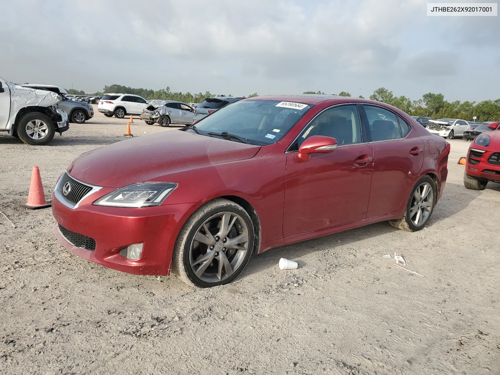 2009 Lexus Is 350 VIN: JTHBE262X92017001 Lot: 65280584