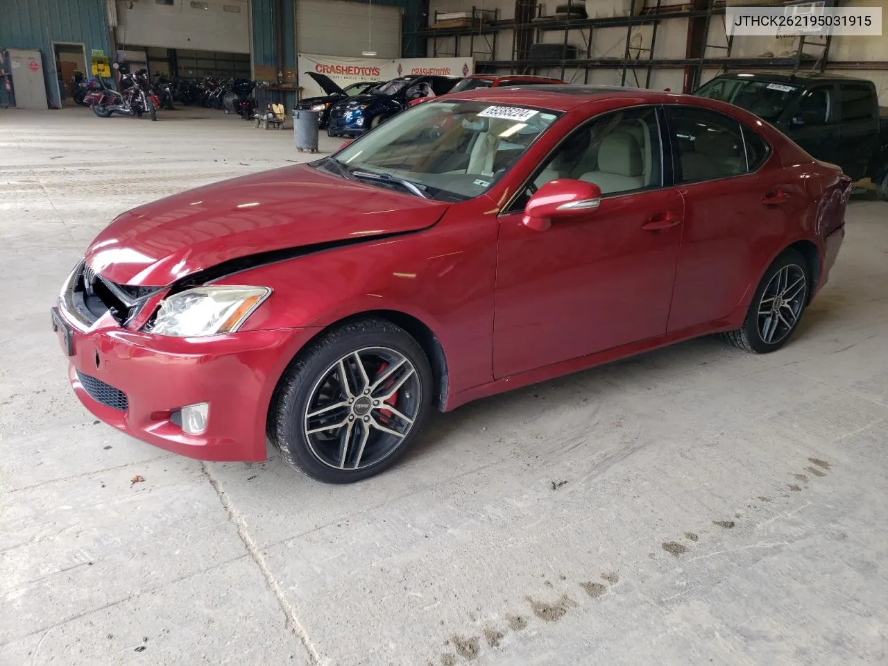 2009 Lexus Is 250 VIN: JTHCK262195031915 Lot: 69385224