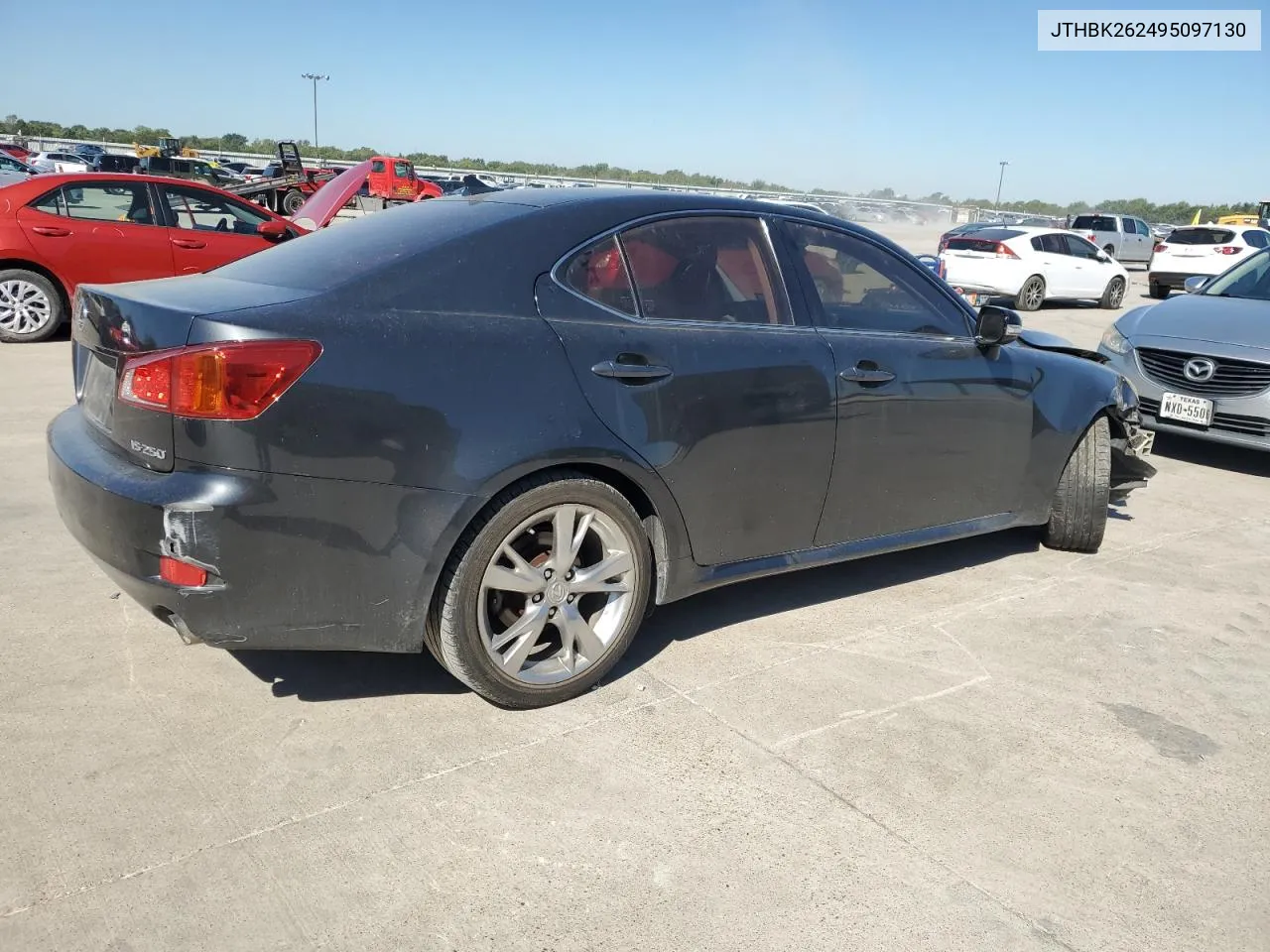 2009 Lexus Is 250 VIN: JTHBK262495097130 Lot: 70722654