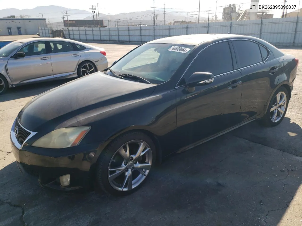 2009 Lexus Is 250 VIN: JTHBK262895096837 Lot: 70885054