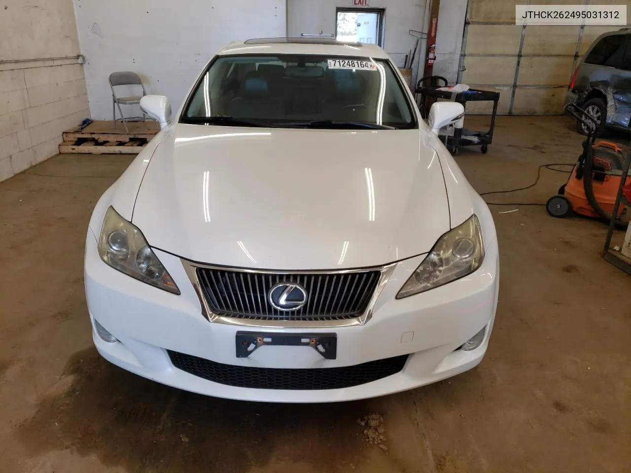 2009 Lexus Is 250 VIN: JTHCK262495031312 Lot: 71248164