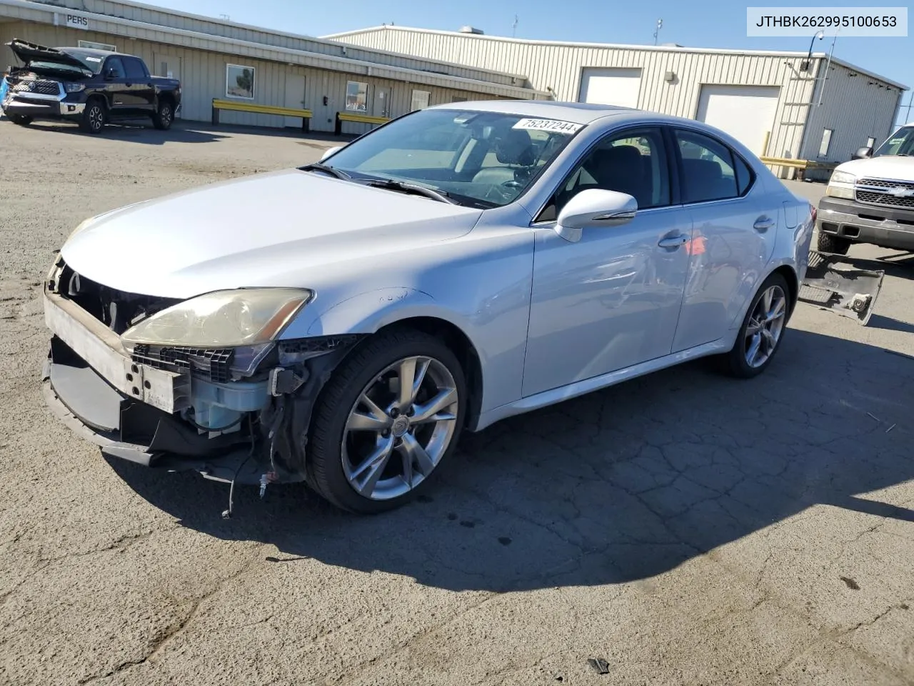 2009 Lexus Is 250 VIN: JTHBK262995100653 Lot: 75237244