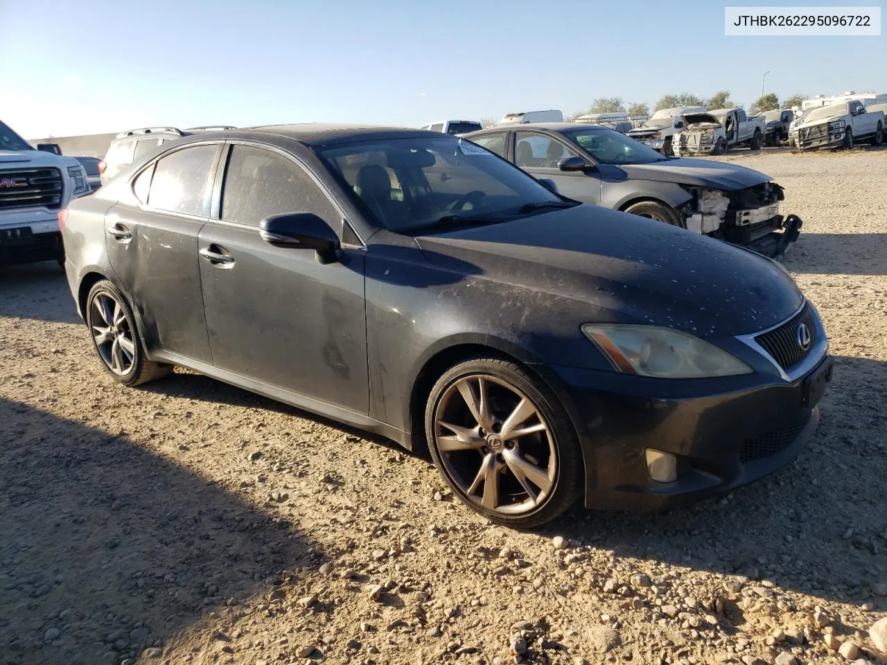 2009 Lexus Is 250 VIN: JTHBK262295096722 Lot: 77804214