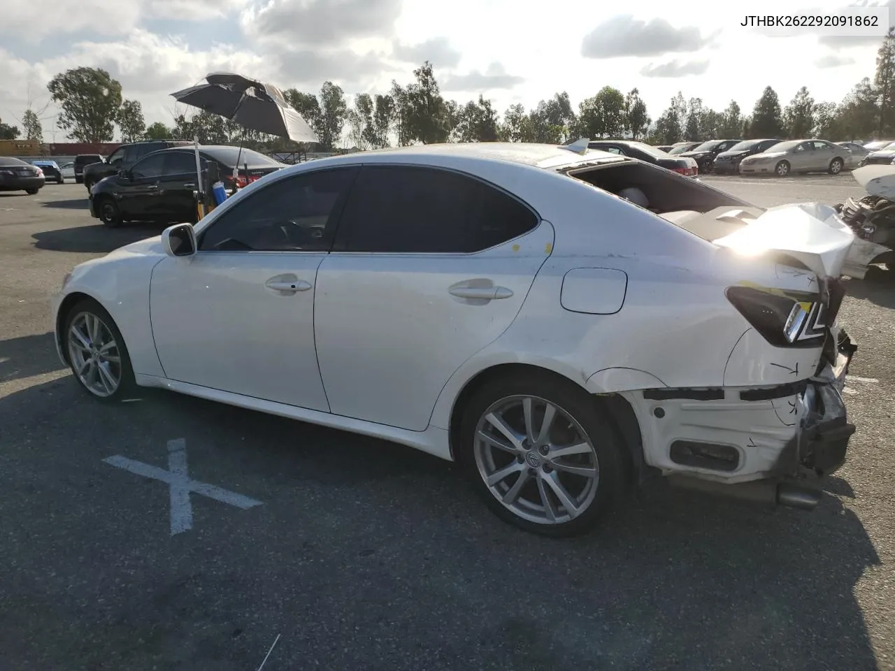 2009 Lexus Is 250 VIN: JTHBK262292091862 Lot: 77858074