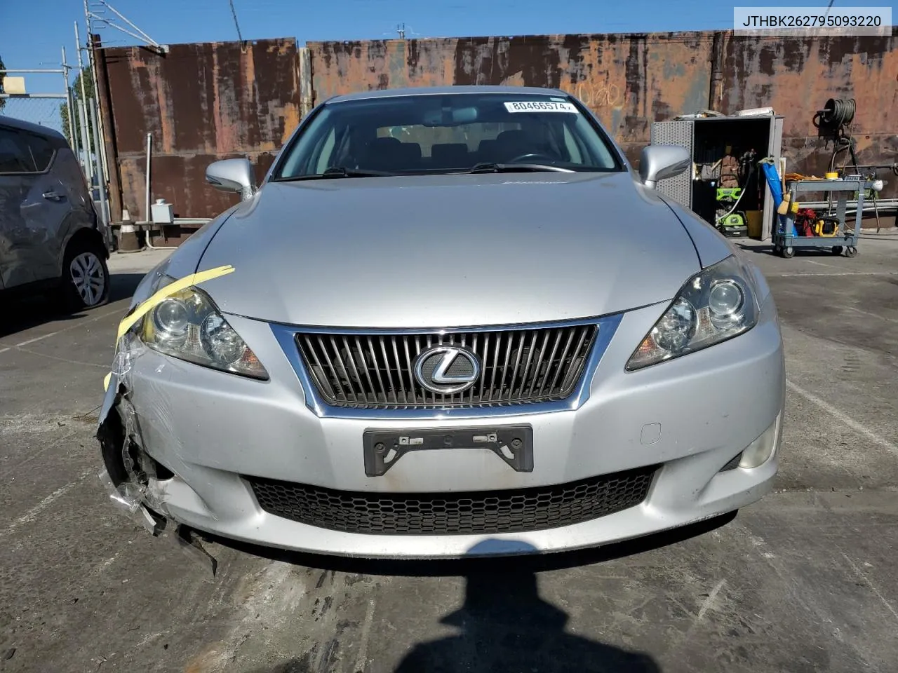 2009 Lexus Is 250 VIN: JTHBK262795093220 Lot: 80466574