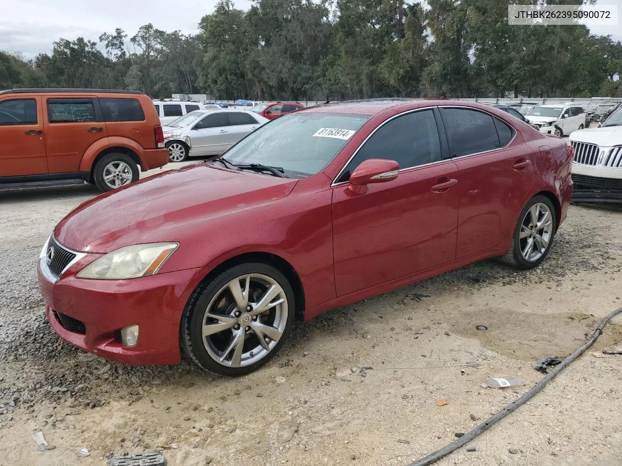 2009 Lexus Is 250 VIN: JTHBK262395090072 Lot: 81163914