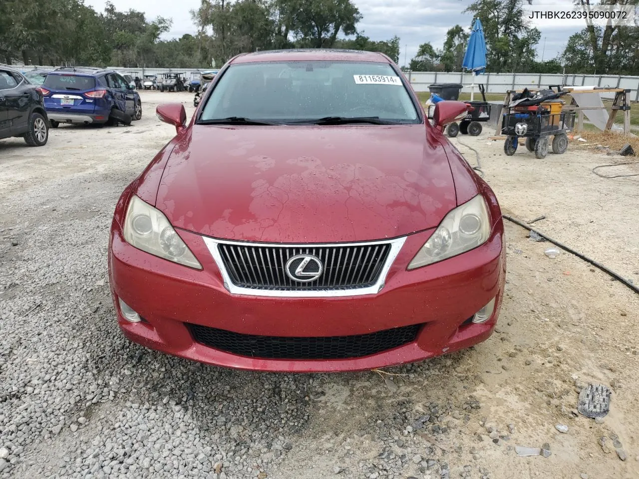 2009 Lexus Is 250 VIN: JTHBK262395090072 Lot: 81163914