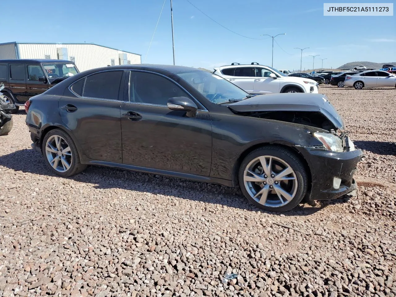 2010 Lexus Is 250 VIN: JTHBF5C21A5111273 Lot: 43025134