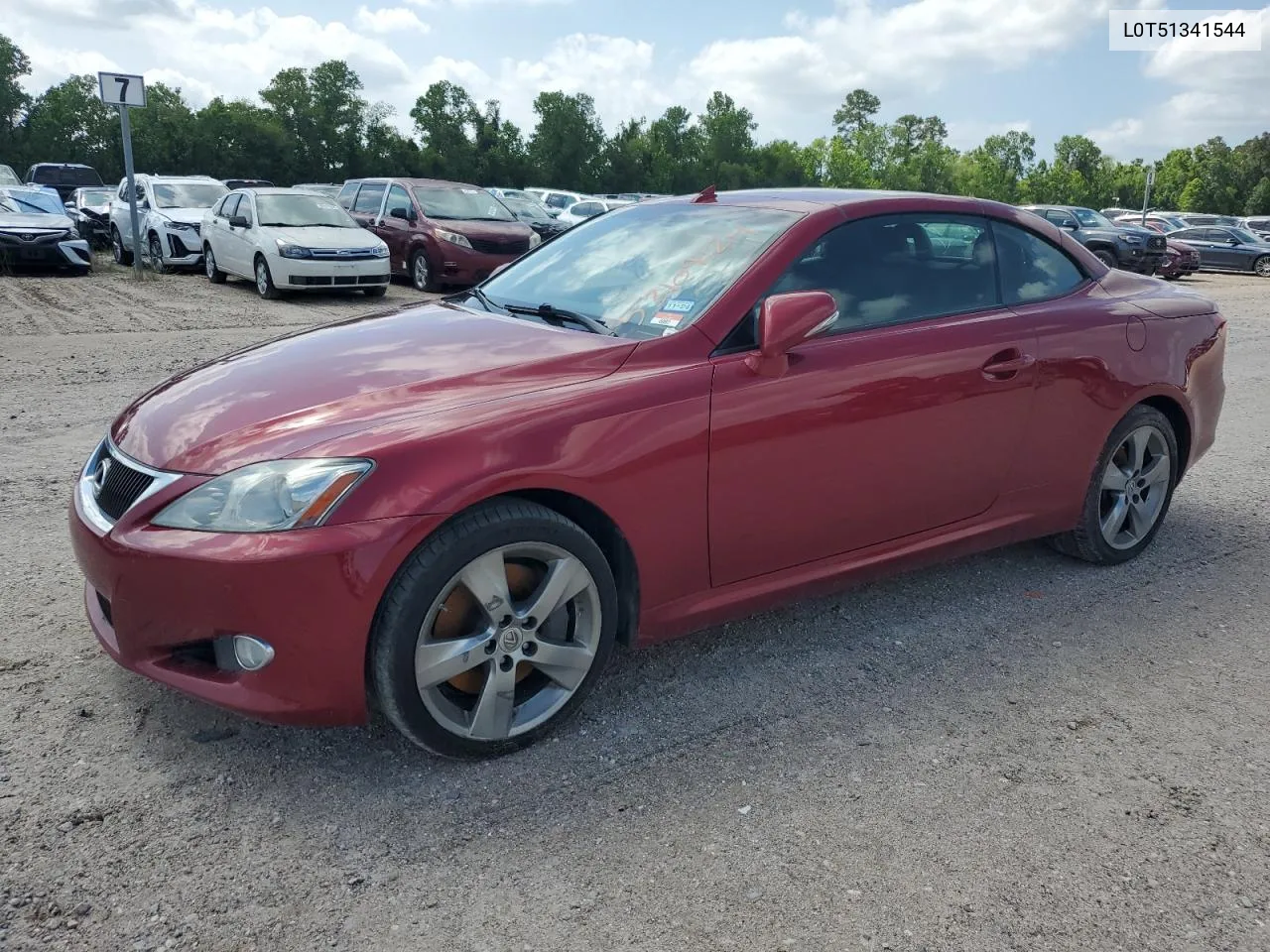 2010 Lexus Is 350 VIN: L0T51341544 Lot: 53109124