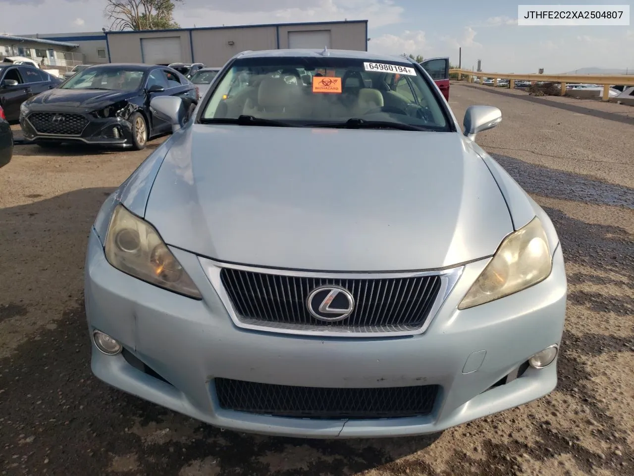 JTHFE2C2XA2504807 2010 Lexus Is 350