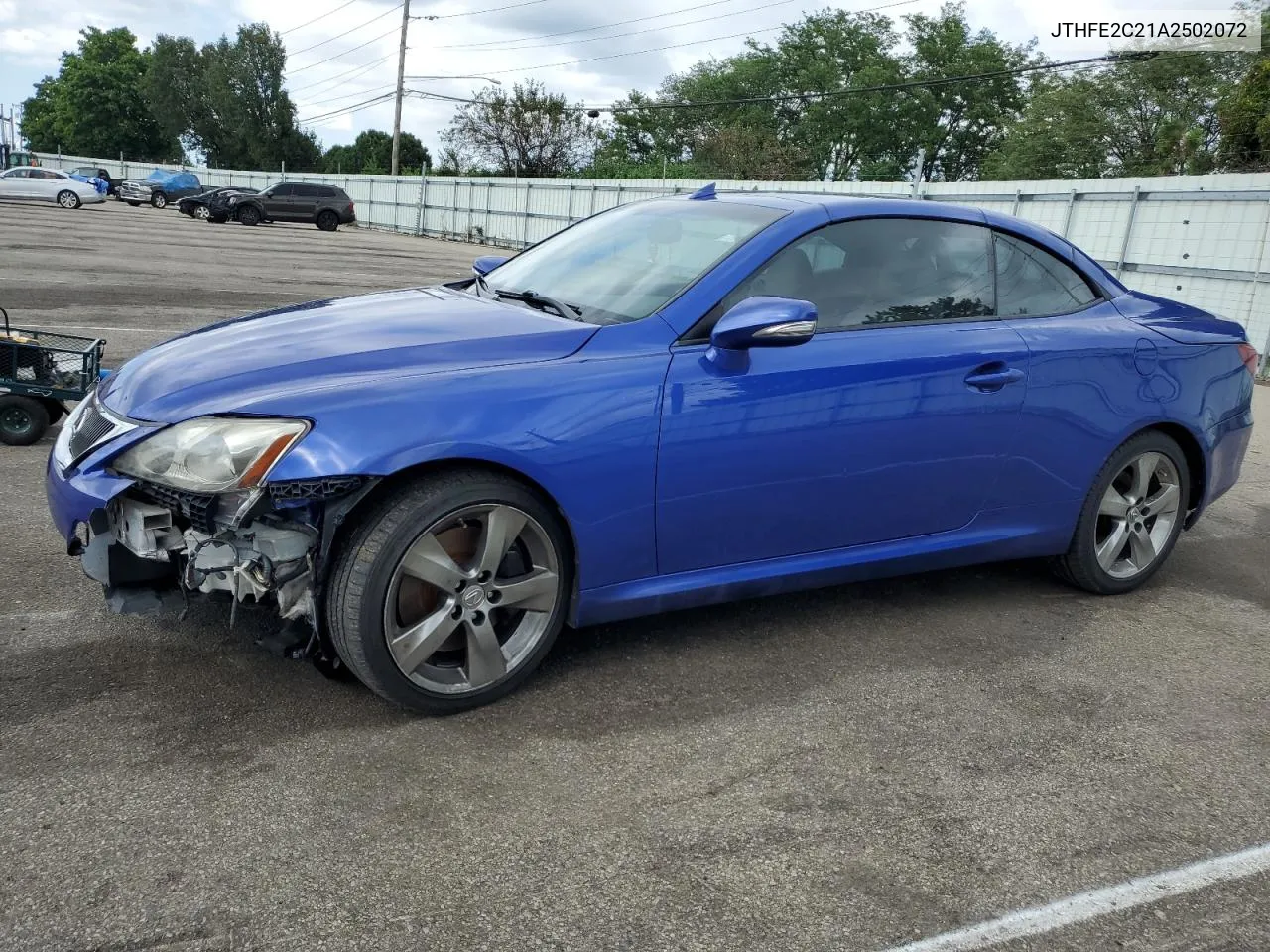 2010 Lexus Is 350 VIN: JTHFE2C21A2502072 Lot: 66129544