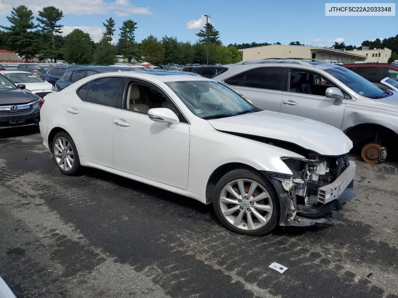 2010 Lexus Is 250 VIN: JTHCF5C22A2033348 Lot: 68093034