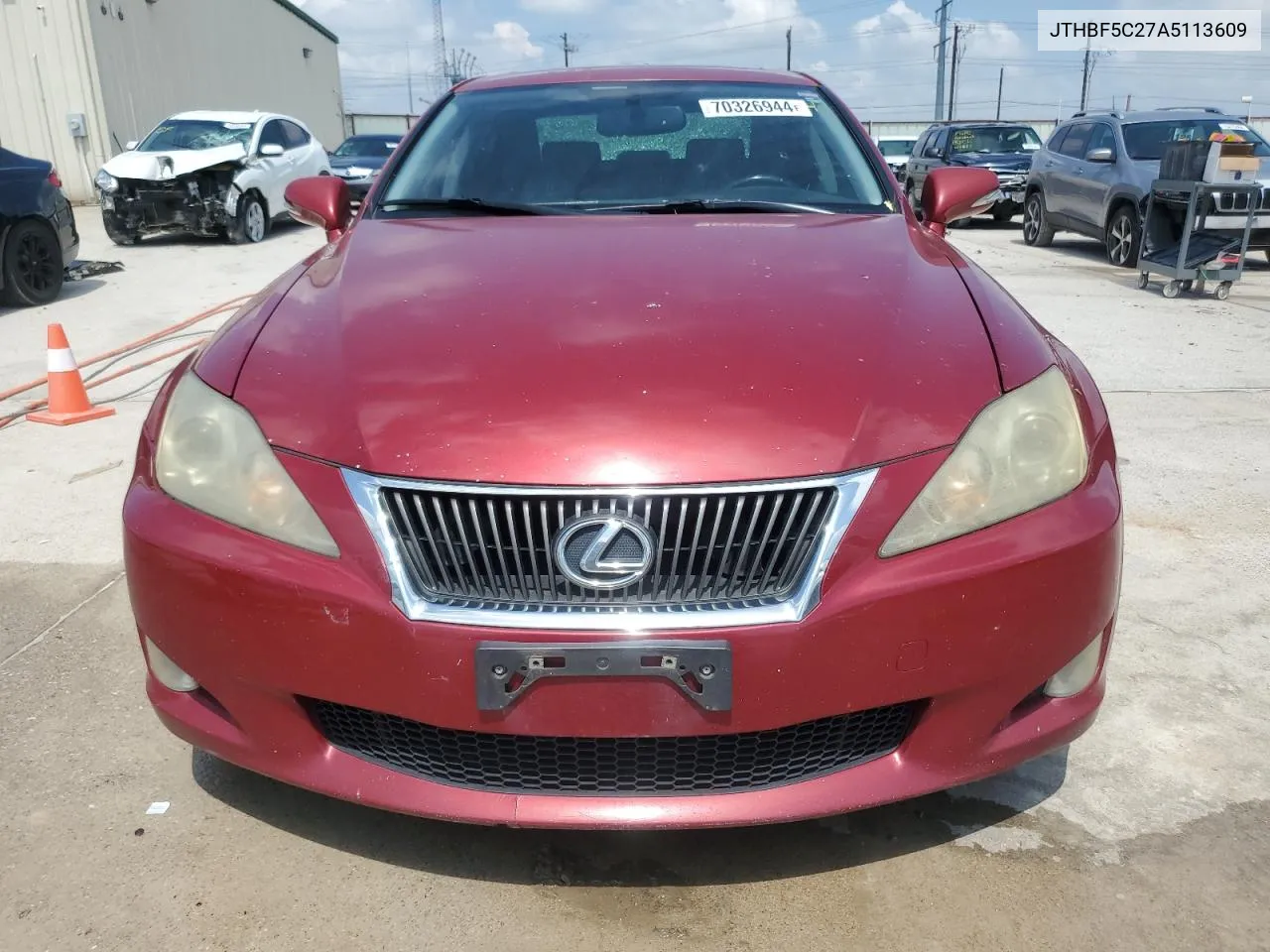 2010 Lexus Is 250 VIN: JTHBF5C27A5113609 Lot: 70326944