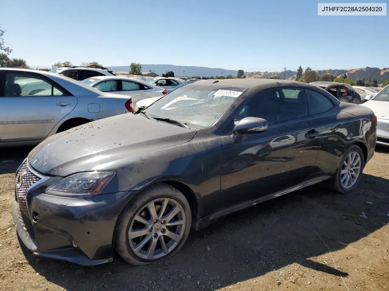 2010 Lexus Is 250 VIN: JTHFF2C28A2504320 Lot: 70889954