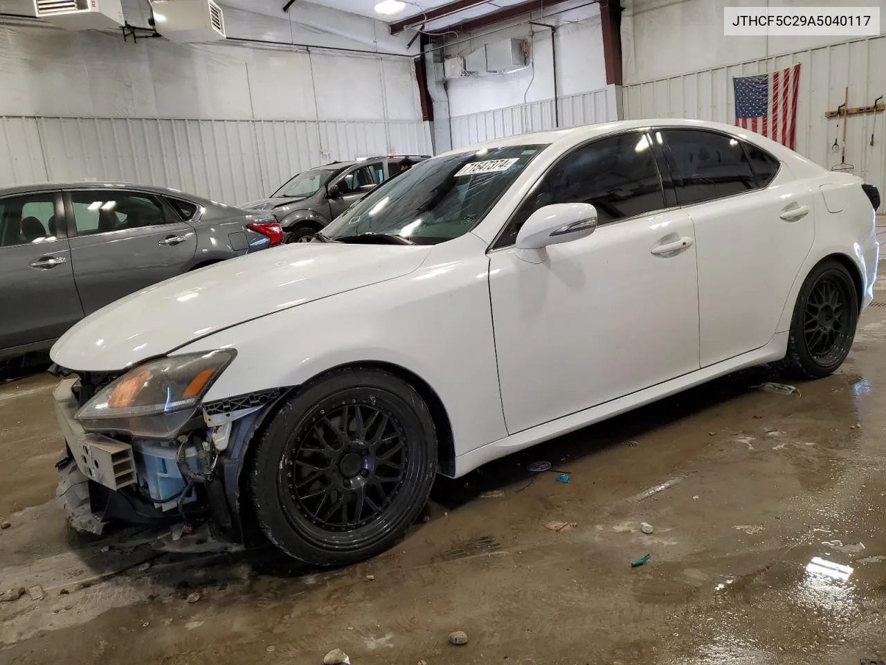 2010 Lexus Is 250 VIN: JTHCF5C29A5040117 Lot: 71547374