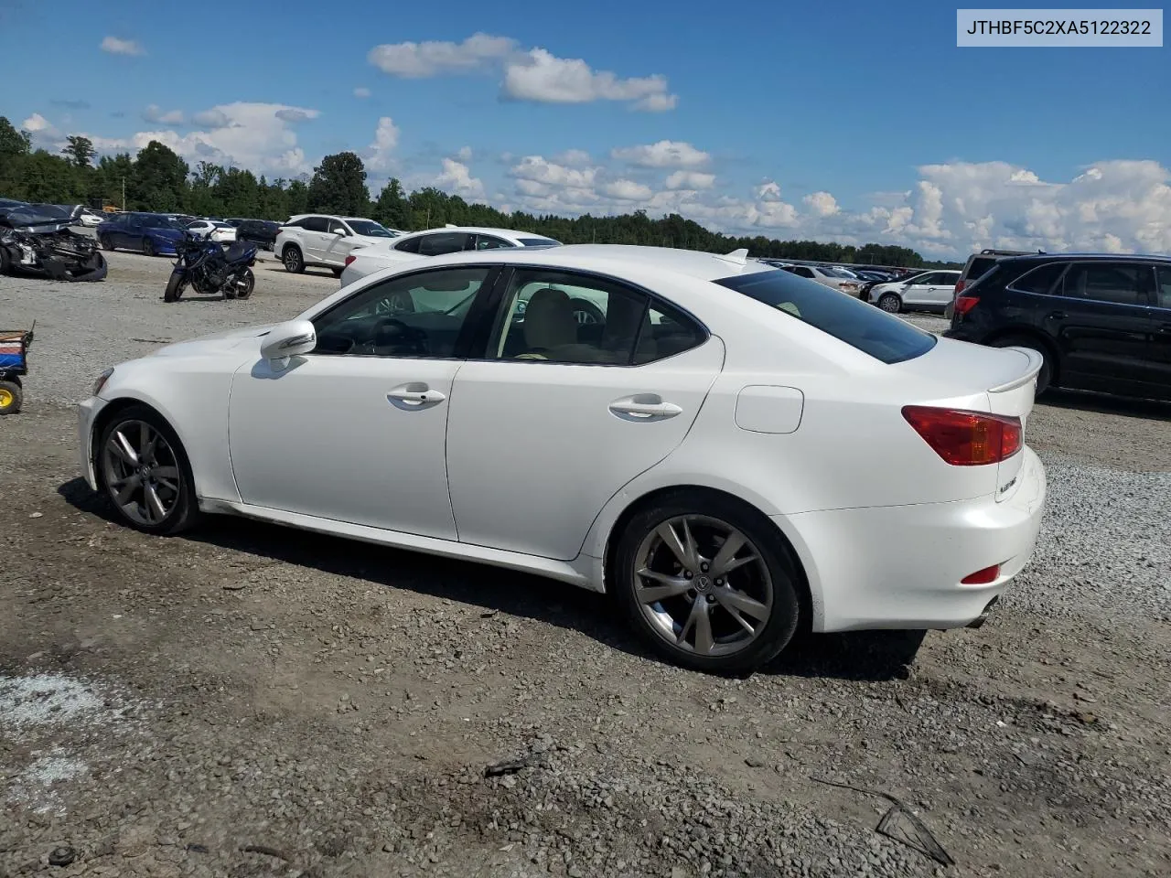 2010 Lexus Is 250 VIN: JTHBF5C2XA5122322 Lot: 72336284