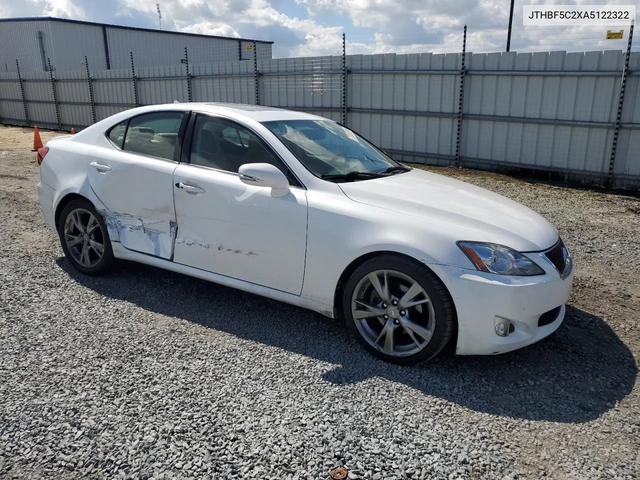 2010 Lexus Is 250 VIN: JTHBF5C2XA5122322 Lot: 72336284