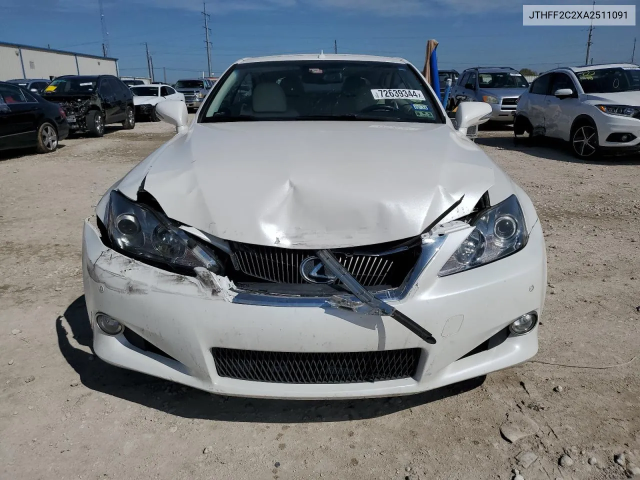 2010 Lexus Is 250 VIN: JTHFF2C2XA2511091 Lot: 72639344