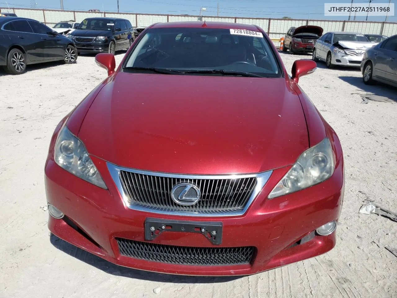 JTHFF2C27A2511968 2010 Lexus Is 250