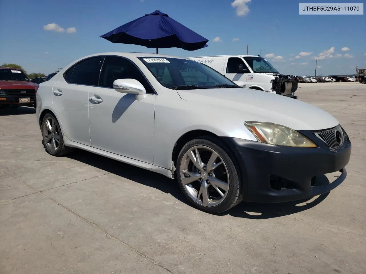 2010 Lexus Is 250 VIN: JTHBF5C29A5111070 Lot: 73163274