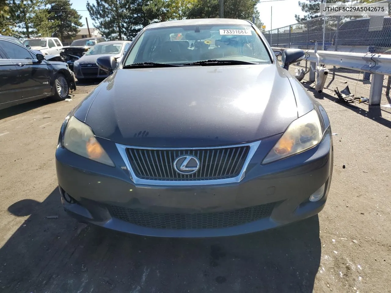 2010 Lexus Is 250 VIN: JTHCF5C29A5042675 Lot: 73391684