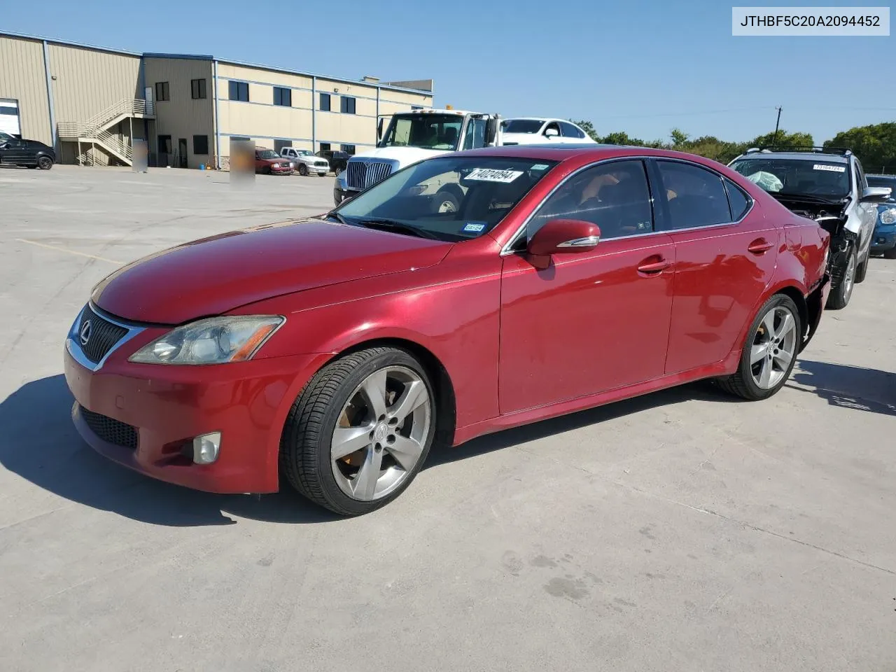 JTHBF5C20A2094452 2010 Lexus Is 250