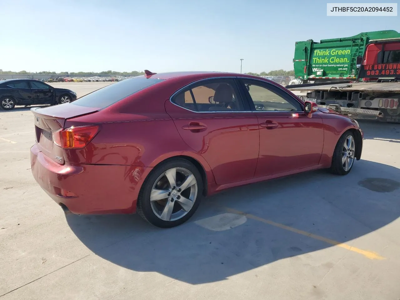 2010 Lexus Is 250 VIN: JTHBF5C20A2094452 Lot: 74024094