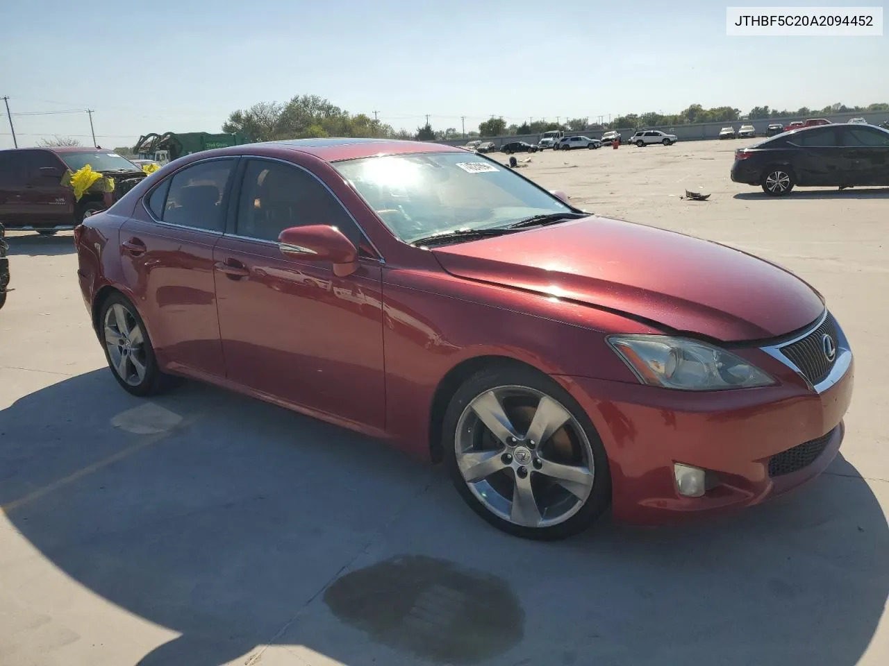 2010 Lexus Is 250 VIN: JTHBF5C20A2094452 Lot: 74024094