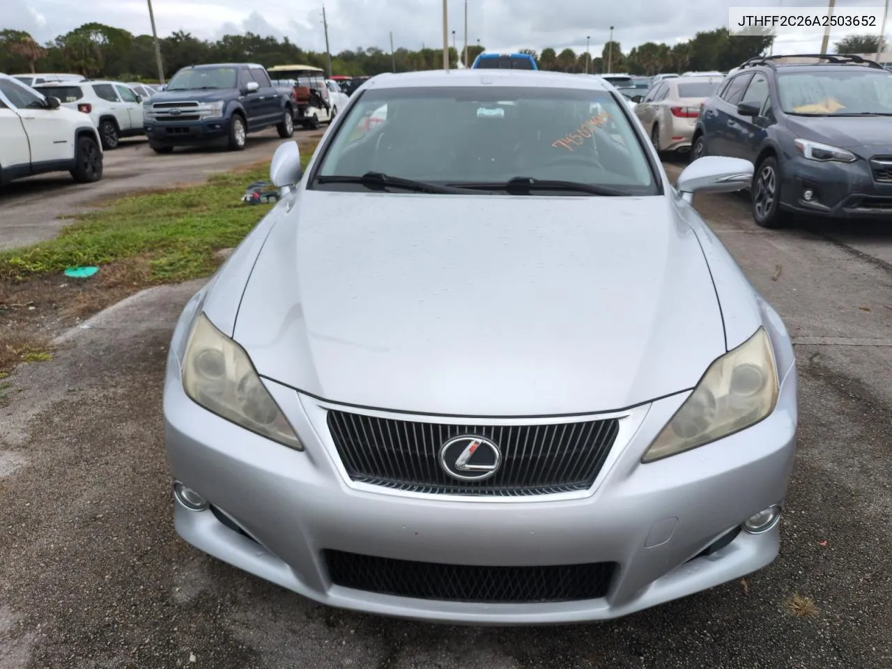 2010 Lexus Is 250 VIN: JTHFF2C26A2503652 Lot: 74502494