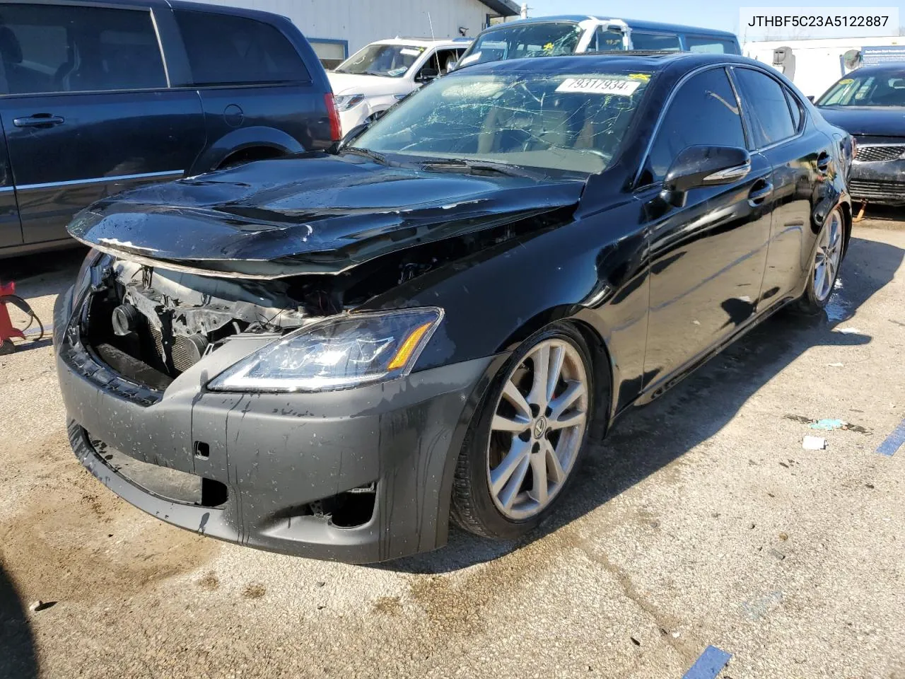 2010 Lexus Is 250 VIN: JTHBF5C23A5122887 Lot: 79317934