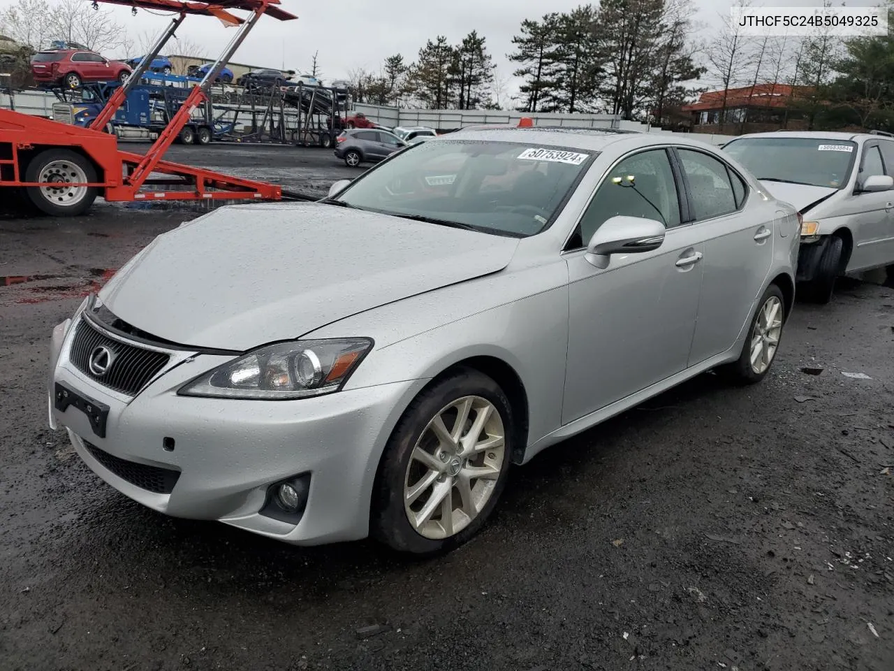 2011 Lexus Is 250 VIN: JTHCF5C24B5049325 Lot: 50753924