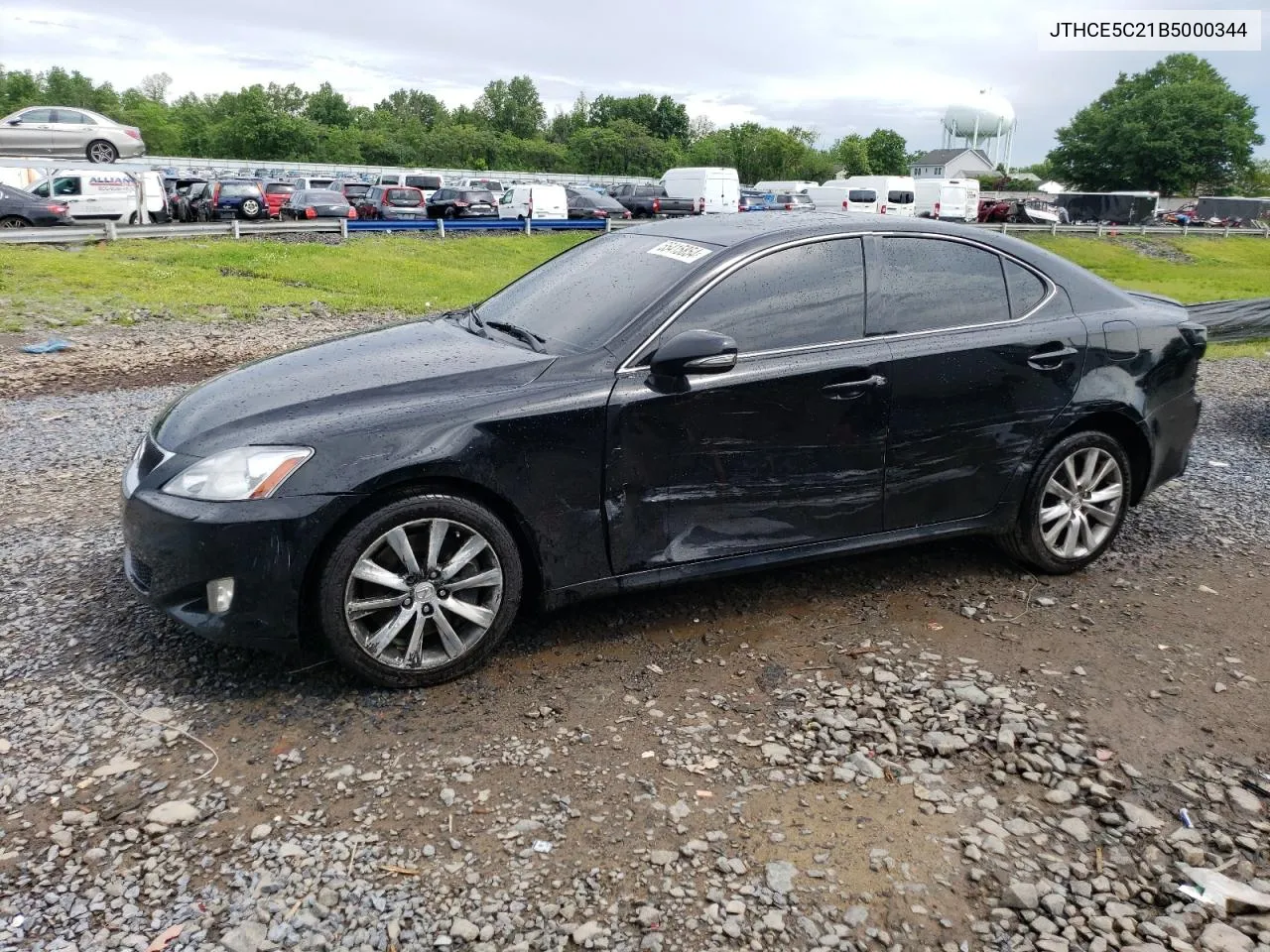 2011 Lexus Is 350 VIN: JTHCE5C21B5000344 Lot: 55415854