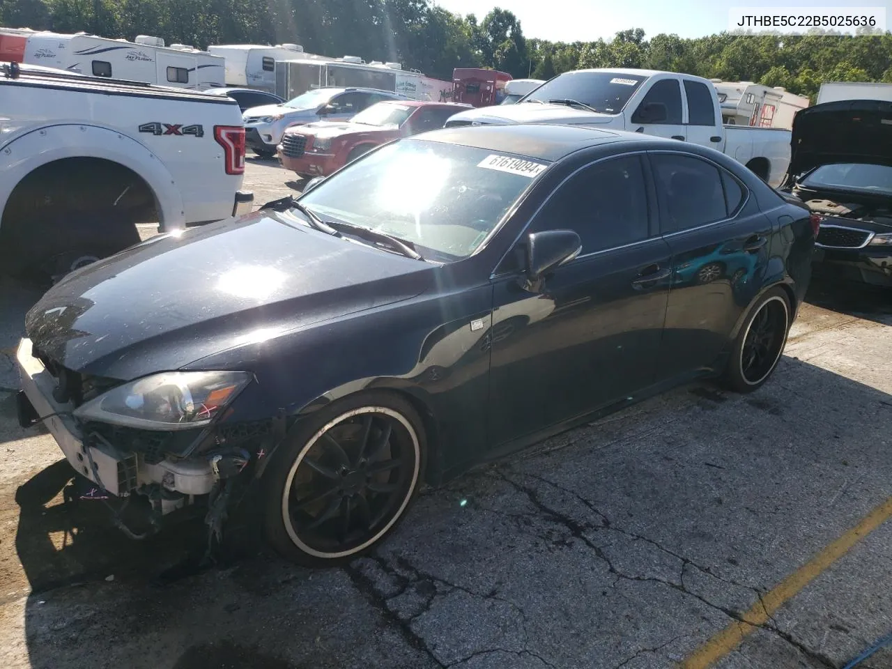 2011 Lexus Is 350 VIN: JTHBE5C22B5025636 Lot: 61619094